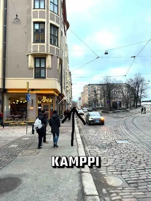 Central Of Helsinki, Punavuori, Kamppi Apartment 0*, Helsinki